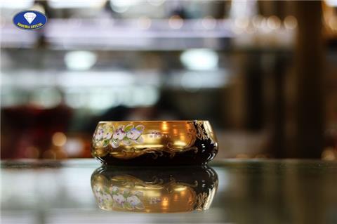 Gạt tàn pha lê màu cao cấp 125mm